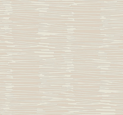 York Wallcoverings Artistic Abstracts Water Reed Thatch Clay and Silver Wallpaper Modern Bohemian Pinks  Wallpaper - AG2091