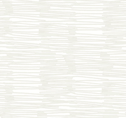 York Wallcoverings Artistic Abstracts Water Reed Thatch Ivory and Glint Wallpaper Modern Bohemian Whites and Off-Whites  Wallpaper - AG2096