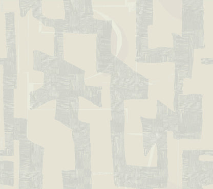 York Wallcoverings Best Sellers Modern Tribal Neutral and Grey Wallpaper Bohemian Geometrics Beiges  Wallpaper - AG2105
