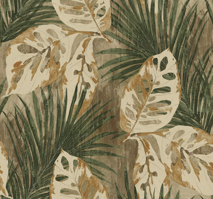 Seabrook Designs  Karma Botanical Tropical Greens   - AG60204