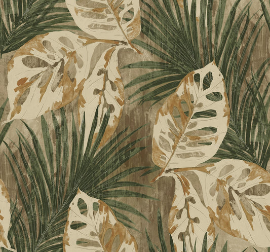 Seabrook Designs  Karma Botanical Tropical Greens   - AG60204