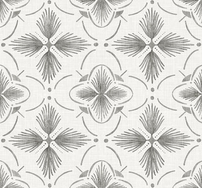 Seabrook Designs  Sari Geometric Contemporary Blacks   - AG60400