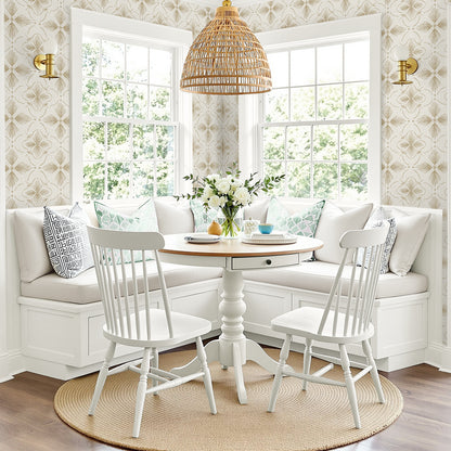 Seabrook Designs  Sari Geometric Contemporary Warm Neutrals , Beiges   - AG60405