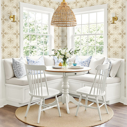 Seabrook Designs  Sari Geometric Contemporary Warm Neutrals , Beiges   - AG60406