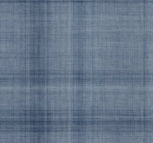 Seabrook Designs  Oasis Faux Linen Contemporary Blues   - AG60502