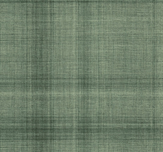 Seabrook Designs  Oasis Faux Linen Contemporary Greens   - AG60504