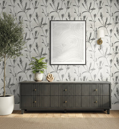 Seabrook Designs  Banyu Botanical Contemporary Whites , Off Whites   - AG60600