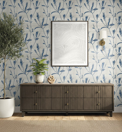 Seabrook Designs  Banyu Botanical Contemporary Whites , Off Whites   - AG60602