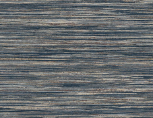 Seabrook Designs  Gita Faux Grasscloth Contemporary Navys   - AG60802
