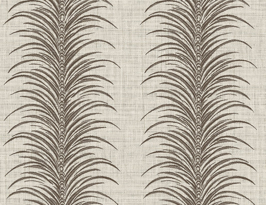 Seabrook Designs  Aruna Botanical Coastal Browns , Taupes   - AG61106