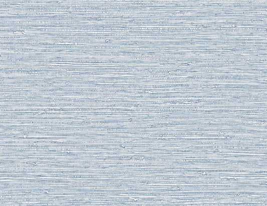 Seabrook Designs  Darma Faux Grasscloth Contemporary Blues   - AG61502