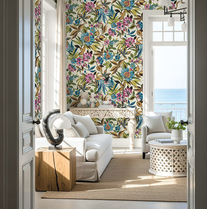 Seabrook Designs  Raya Floral Tropical Multicolors   - AG61607