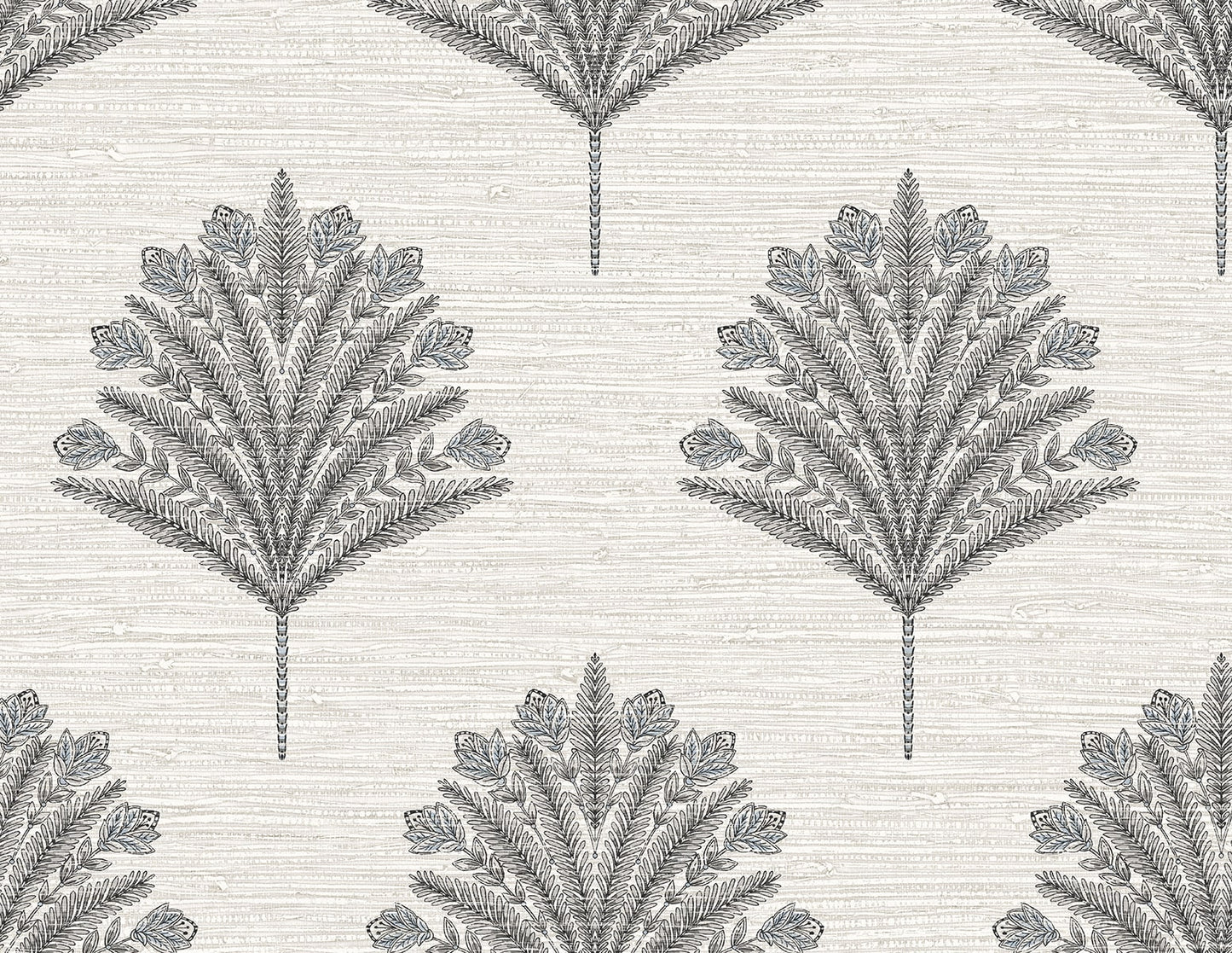 Seabrook Designs  Harta Botanical Coastal Blacks   - AG61900