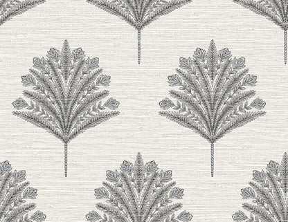 Seabrook Designs  Harta Botanical Coastal Blacks   - AG61900