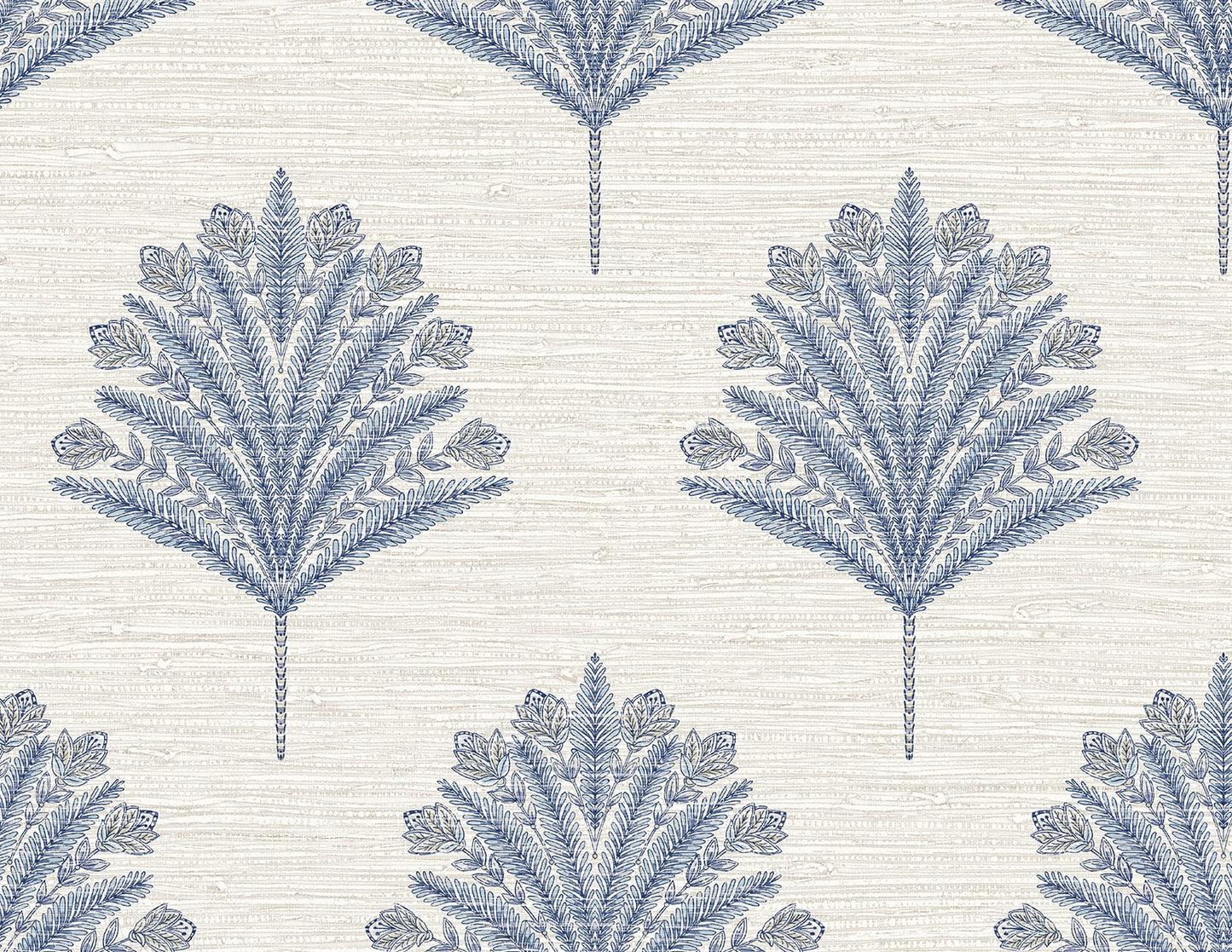 Seabrook Designs  Harta Botanical Coastal Blues   - AG61902
