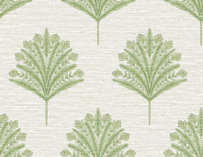 Seabrook Designs  Harta Botanical Coastal Greens   - AG61904