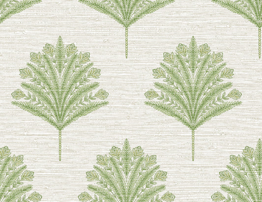 Seabrook Designs  Harta Botanical Coastal Greens   - AG61904