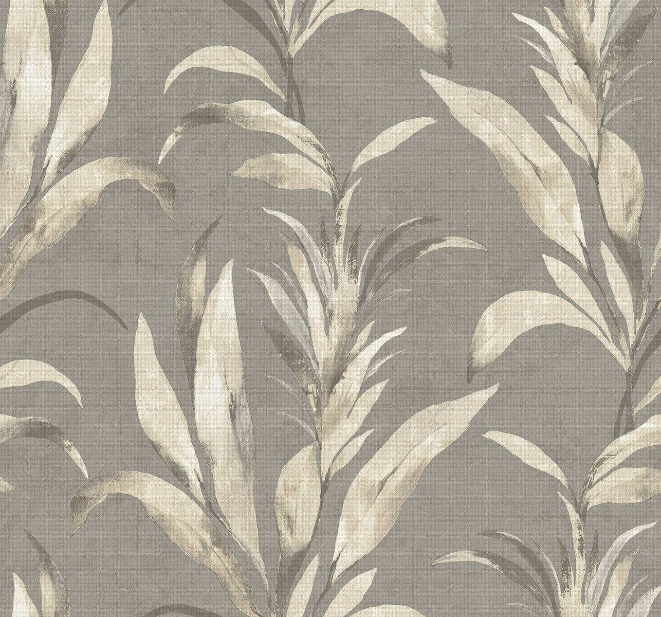 Seabrook Designs  Padma Metallic Botanical Tropical Grays   - AG62708