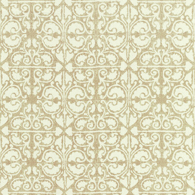 KRAVET BASICS PRINT GEOMETRIC BEIGE,WHITE,   - AGRA TILE.16.0