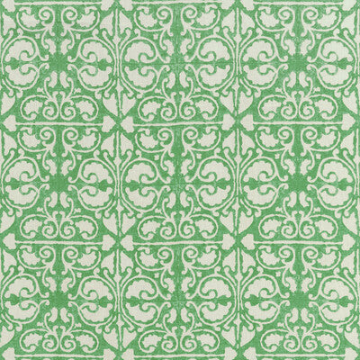 KRAVET BASICS PRINT GEOMETRIC GREEN,WHITE,EMERALD   - AGRA TILE.3.0