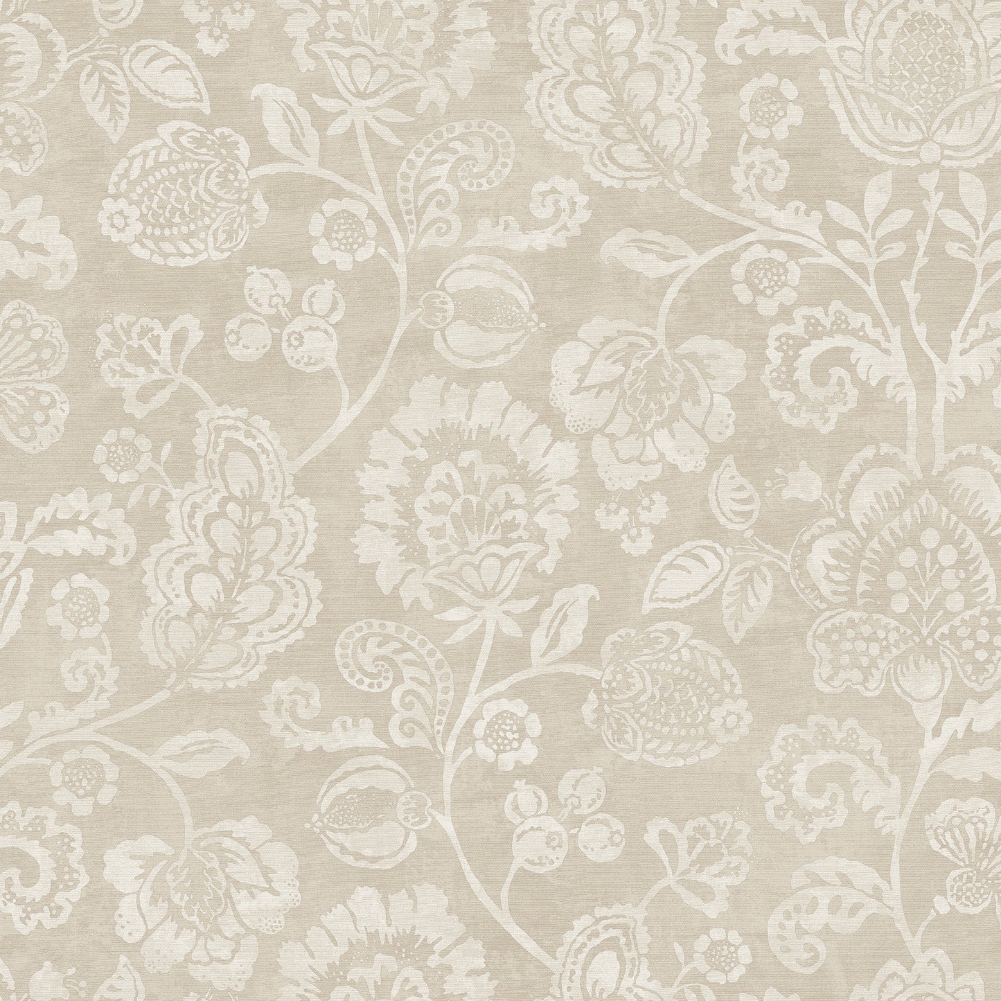 York Wallcoverings Arthouse Verity Neutral Jacobean Trail Wallpaper Botanical Traditional Neutral  Wallpaper - AH100194AH