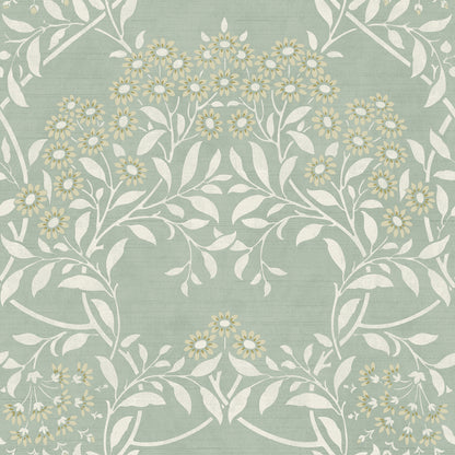 York Wallcoverings Arthouse Penelope Green Floral Damask Wallpaper Botanical Bohemian Green  Wallpaper - AH100195AH