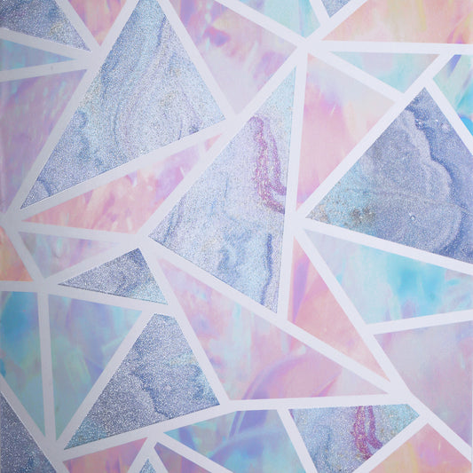 York Wallcoverings Arthouse Lizzie Pastel Triangles Wallpaper Graphics Kids Pastel  Wallpaper - AH296002
