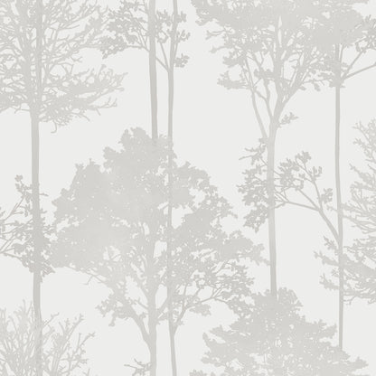 York Wallcoverings Arthouse Indra Neutral Forest Silhouette Wallpaper Botanical Modern Neutral  Wallpaper - AH296102