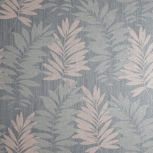 York Wallcoverings Arthouse Bernis Slate Palm Leaf Wallpaper Botanical Tropical Slate  Wallpaper - AH296200