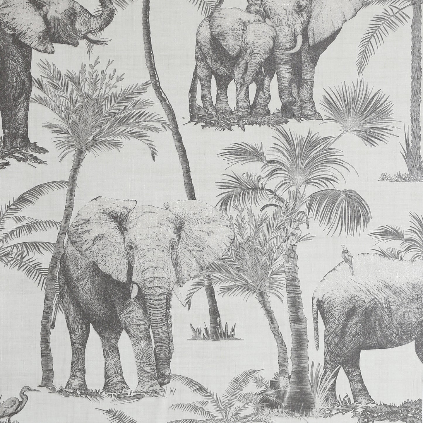 York Wallcoverings Arthouse Adelia Neutral Elephant Grove Wallpaper Animals Tropical Neutral  Wallpaper - AH296700