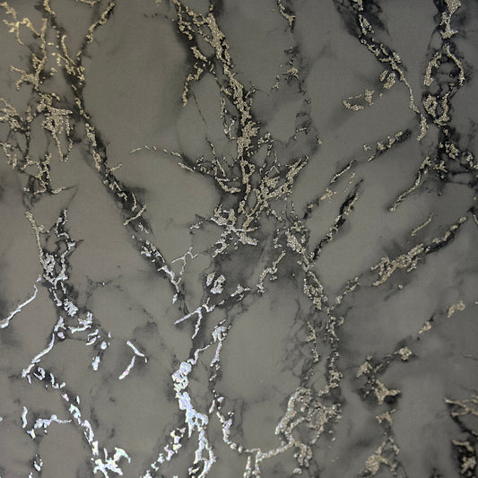 York Wallcoverings Arthouse Siward Charcoal Metallic Marble Wallpaper Graphics Glam Charcoal  Wallpaper - AH296702