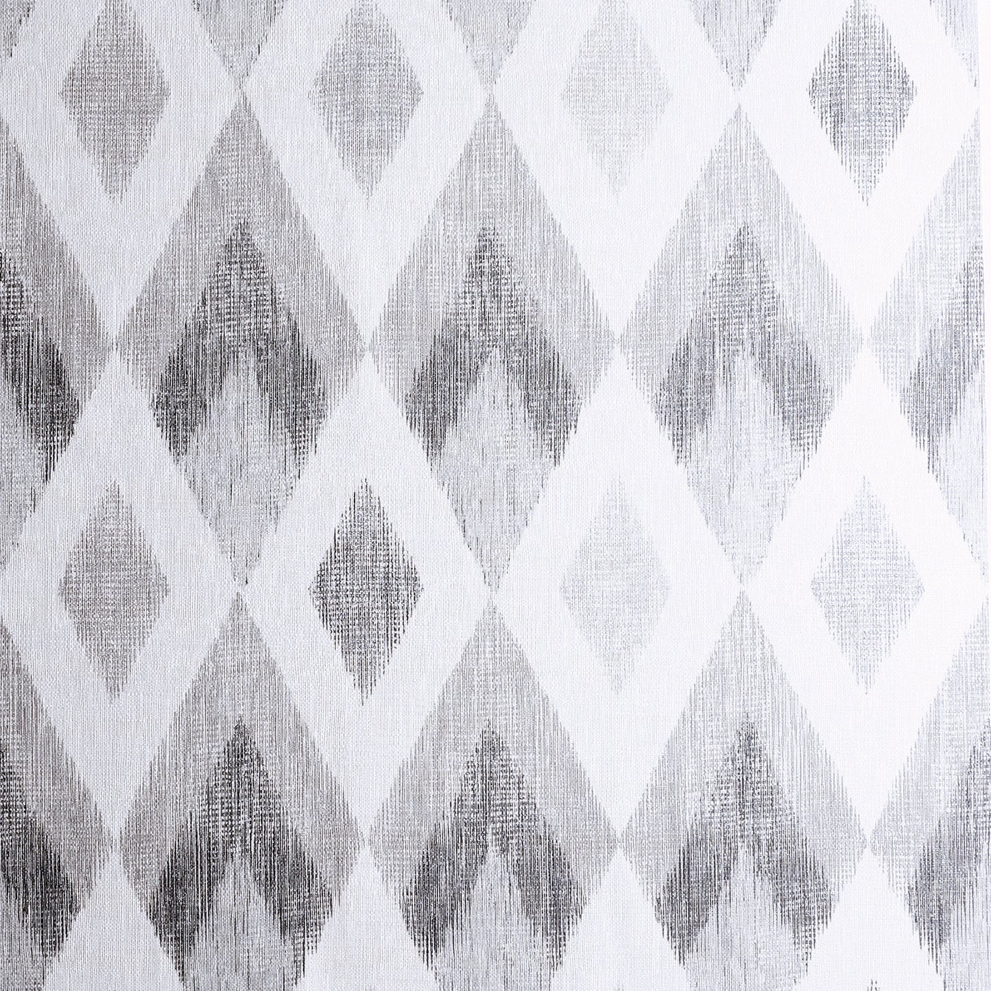 York Wallcoverings Arthouse Fitzgerald Grey Ikat Diamond Wallpaper Graphics Modern Grey  Wallpaper - AH297200