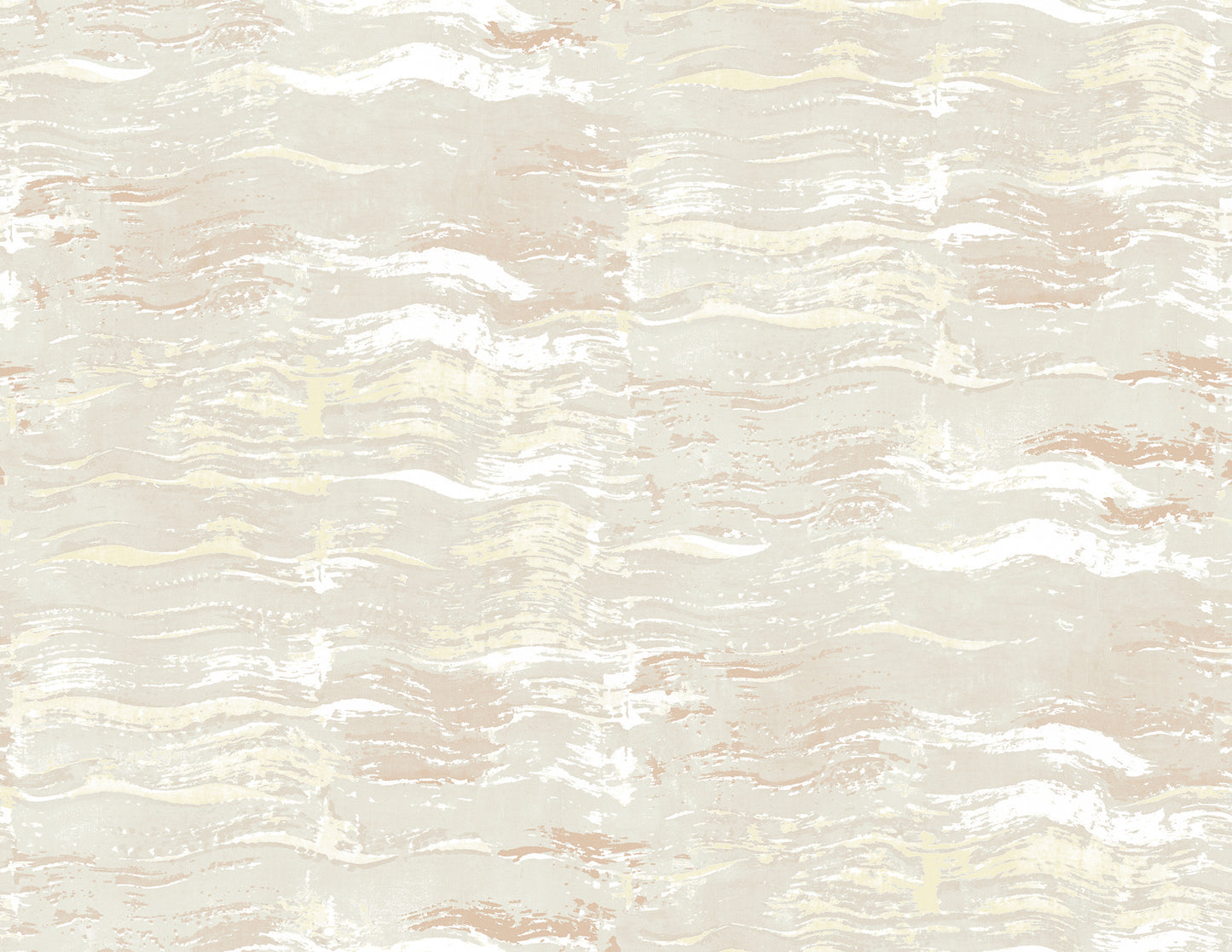 Seabrook Designs  Bleached Wave Abstract Contemporary Metallic Champagne & Bisque   - AH40803