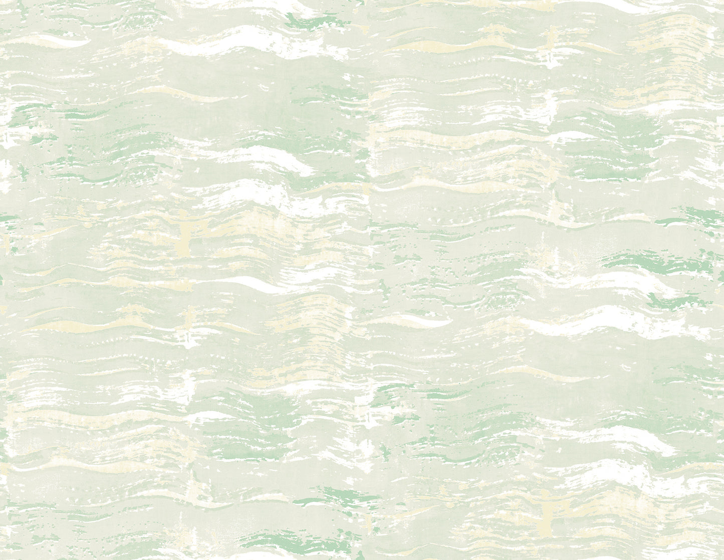 Seabrook Designs  Bleached Wave Abstract Contemporary Metallic Pearl & Aloe Green   - AH40804