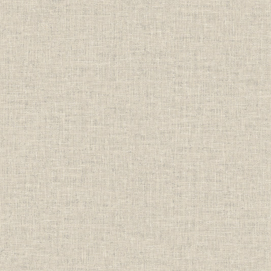 York Wallcoverings Arthouse Paulette Neutral Linen Texture Wallpaper Graphics Transitional Neutral  Wallpaper - AH901704