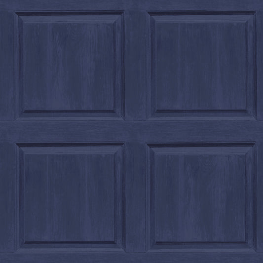 York Wallcoverings Arthouse Bellamy Navy Wooden Panel Wallpaper Graphics Masculine Navy  Wallpaper - AH909601