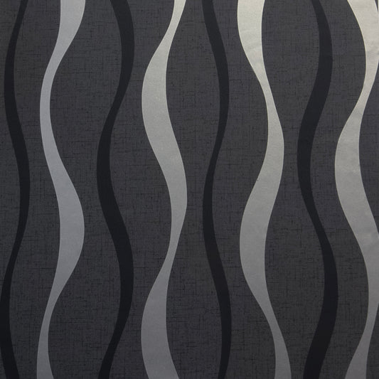 York Wallcoverings Arthouse Tazz Black Ribbons Wallpaper Graphics Modern Black  Wallpaper - AH924502