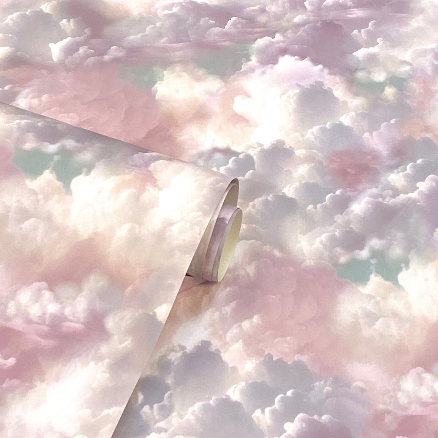 York Wallcoverings Arthouse Merryweather Violet Cloudy Skies Wallpaper Nature Whimsical Violet  Wallpaper - AH924508