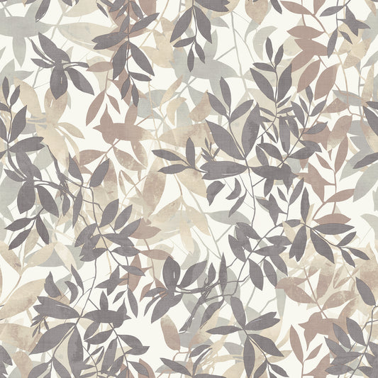 York Wallcoverings Arthouse Georgianna Neutral Botanical Leaves Wallpaper Botanical Modern Neutral  Wallpaper - AH924600
