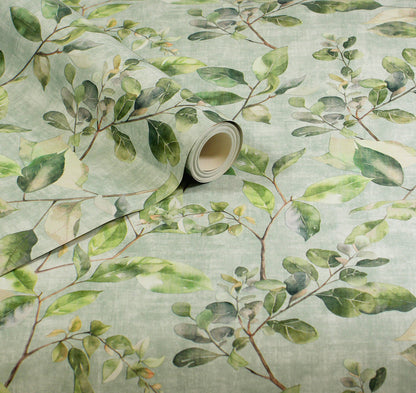 York Wallcoverings Arthouse Lucene Green Spring Vines Wallpaper Botanical Modern Green  Wallpaper - AH925501