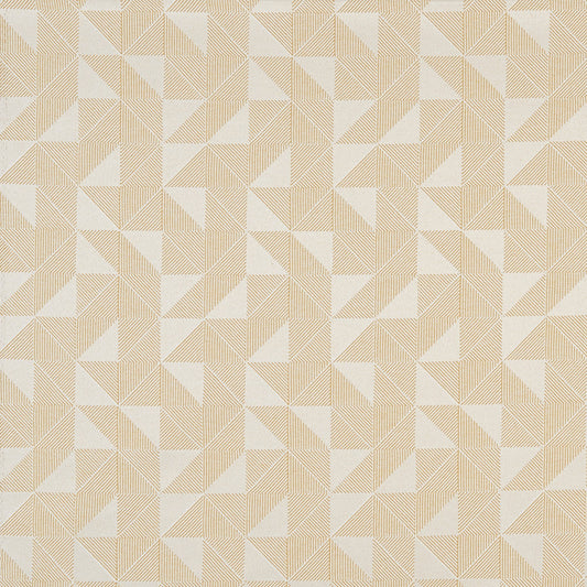 JF Fabrics Crypton AHOY 17 Fabric Geometric Yellow, White  Woven - 8946517 J8911