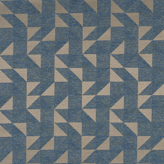 JF Fabrics Crypton AHOY 66 Fabric Geometric Blue, Tan, Green  Woven - 8946566 J8911