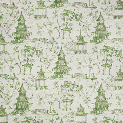 KRAVET BASICS PRINT CHINOISERIE WHITE,GREEN,   - AKEMI.3.0