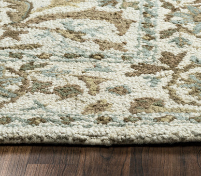 RIZZY HOME RUGS Ashlyn   Traditional 8' Round    - ASHAL2573000408RD