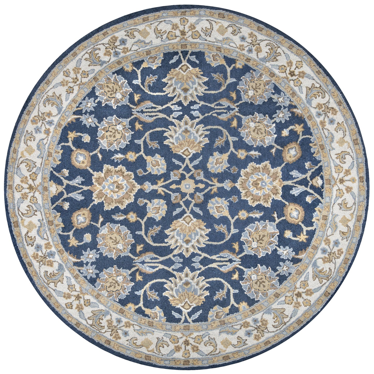 RIZZY HOME RUGS Ashlyn   Traditional 10' Round    - ASHAL2823573710RD