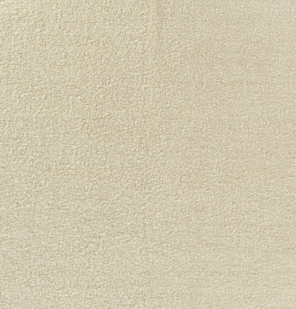 Beige textured rug runner with soft plush nap, warm neutral tone.