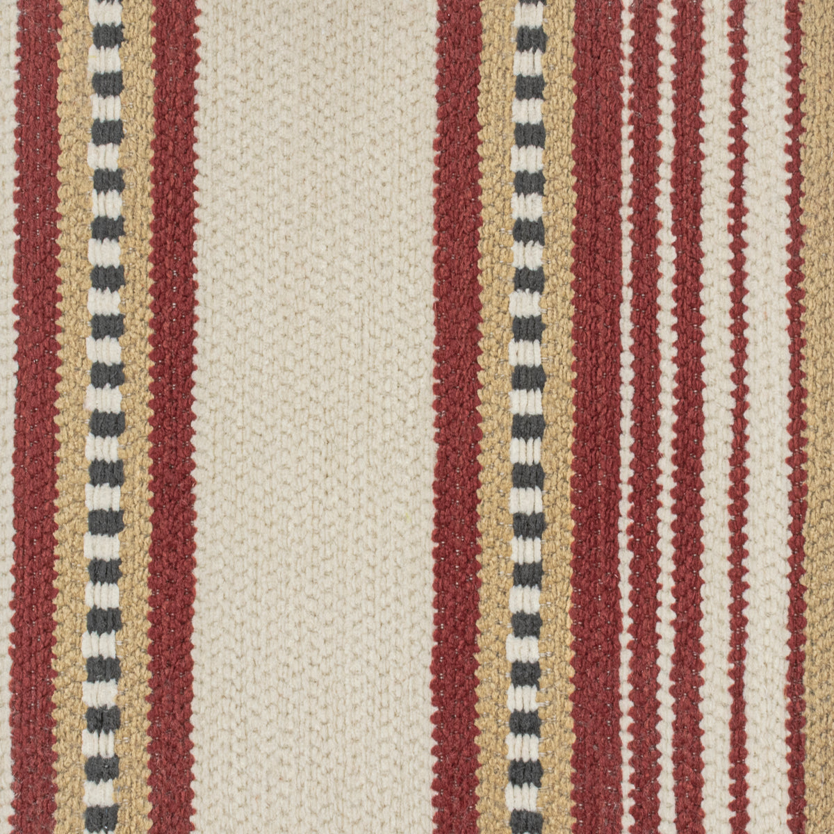 STOUT TEXTILES  UPHOLSTERY,CHENILLE TRADITIONAL, STRIPE RUSSET   - ALEA-3