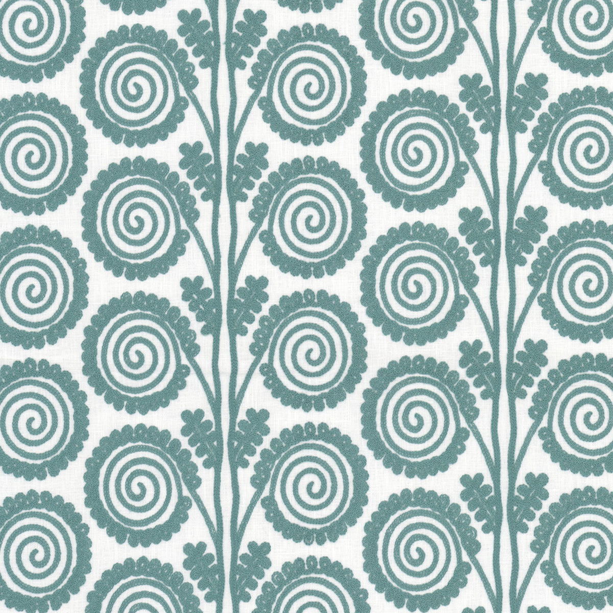STOUT TEXTILES  MULTIPURPOSE,EMBROIDERIES TRANSITIONAL,, FLORAL GLACIER   - ALLA-4