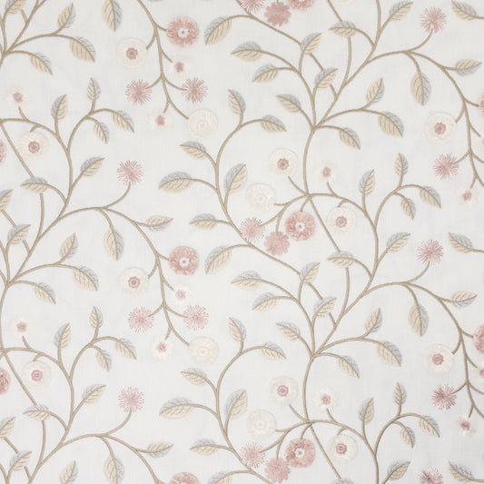 STOUT TEXTILES  MULTIPURPOSE,EMBROIDERIES TRADITIONAL, FLORAL COTTONCANDY   - ALMA-2