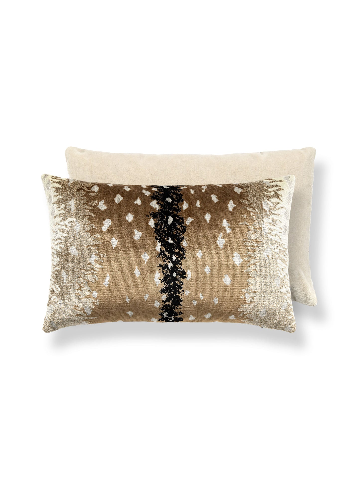 SCALAMANDRE PILLOWS   ANIMAL SKIN 
DOTS / CIRCLES LUMBAR    - AL 0001MBDKBOHE